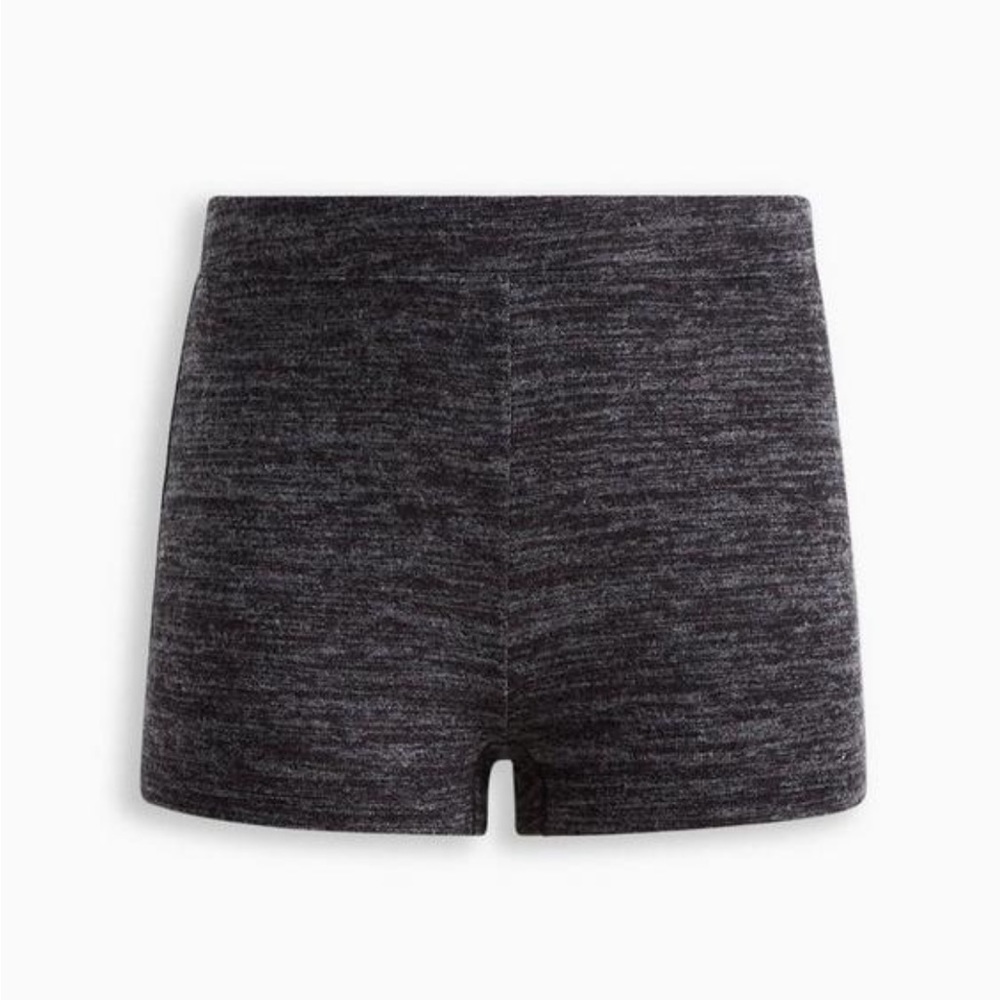 NWT Torrid Hacci High Waist Shortie-Black Heather - Picture 4 of 7